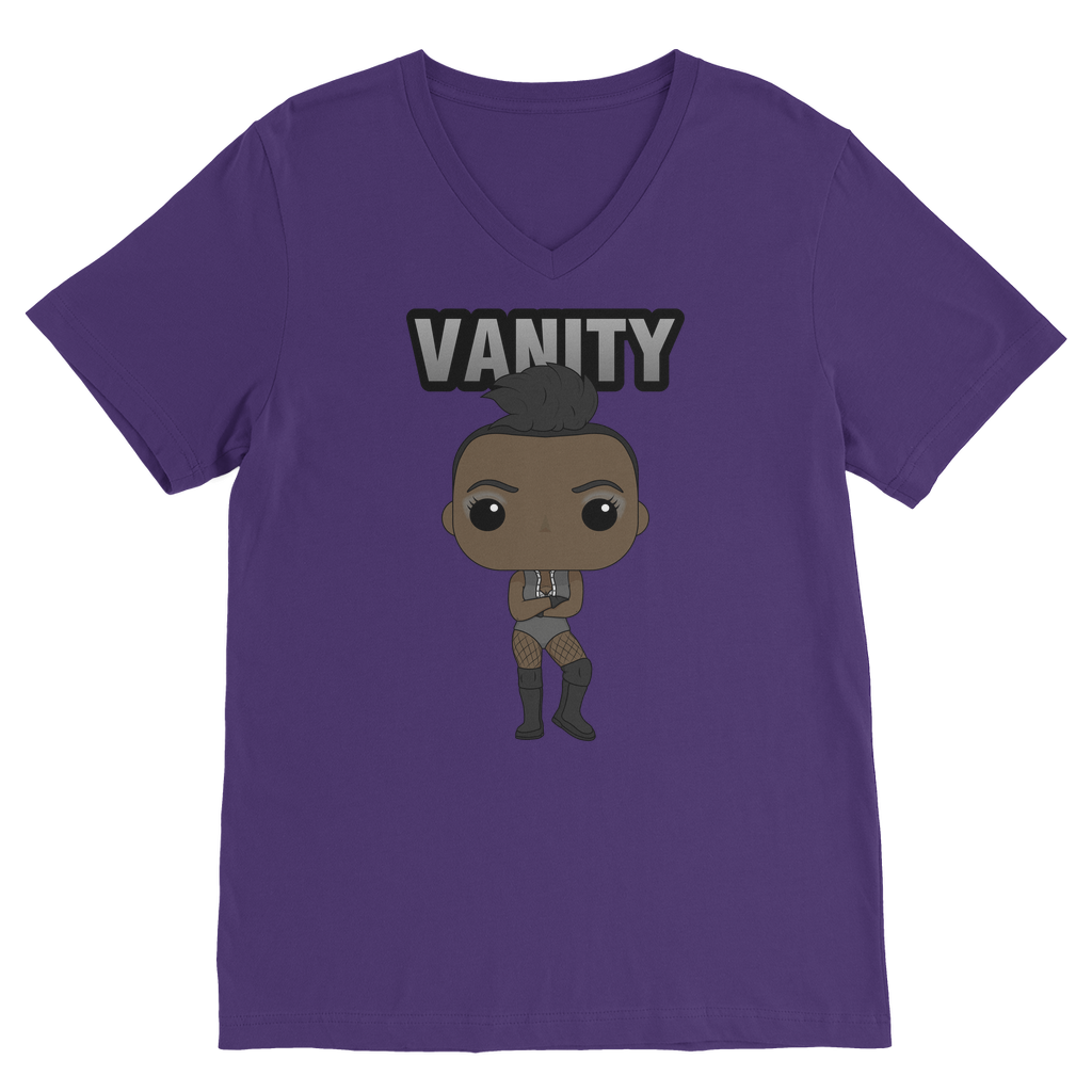 Vanity (USA) "Lil Vanity" V Neck Tee