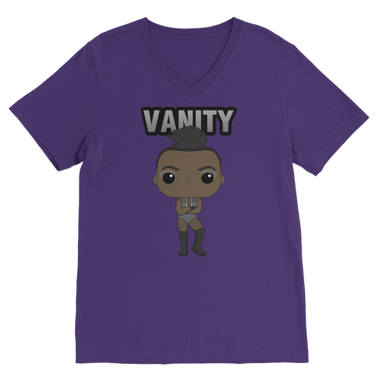 Vanity (USA) "Lil Vanity" V Neck Tee