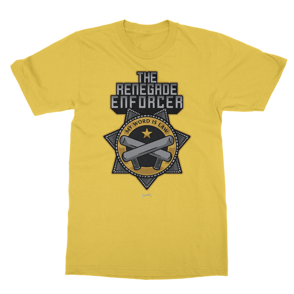 Renegade Enforcer (USA) "My Word is Law" Unisex Classic Tee