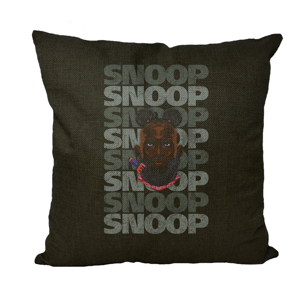 Snoop Strikes (USA) "SNOOP" Throw Pillow with Insert