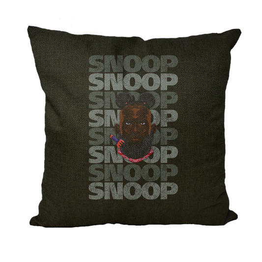 Snoop Strikes (USA) "SNOOP" Throw Pillow with Insert