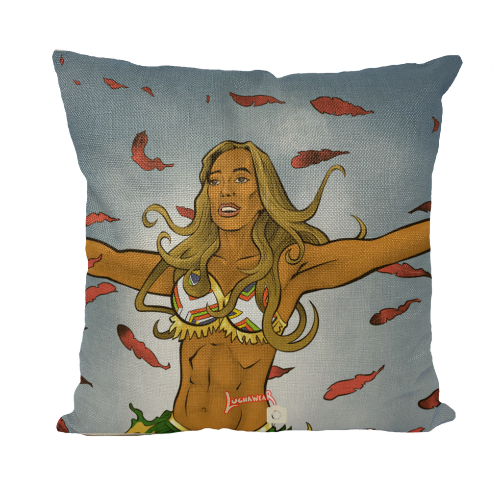 Karissa Rivera (USA) "Feathers" Throw Pillow