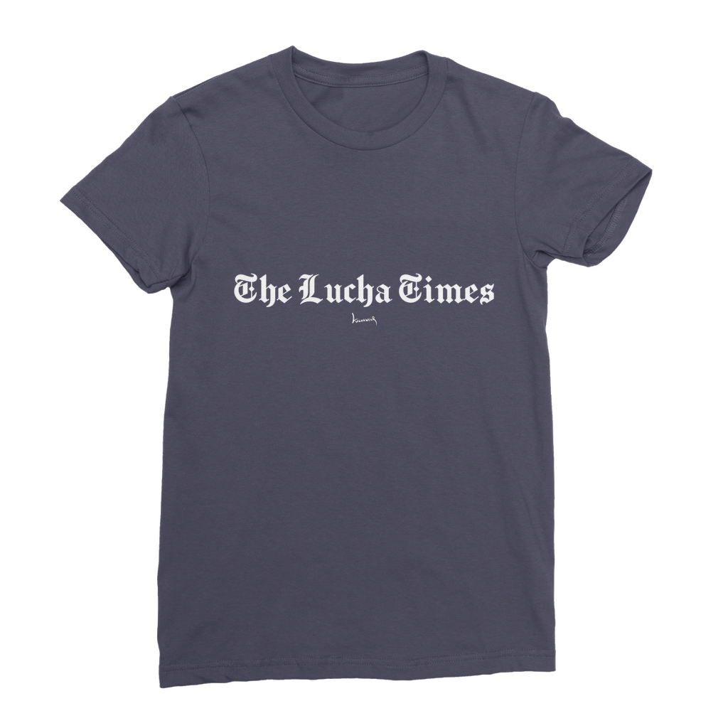 Lucha Times (White) Premium Jersey Women's WearTee