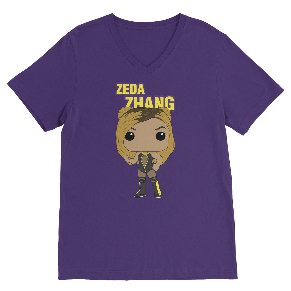 Zeda Zhang (USA) "Lil Zeda" V Neck Tee