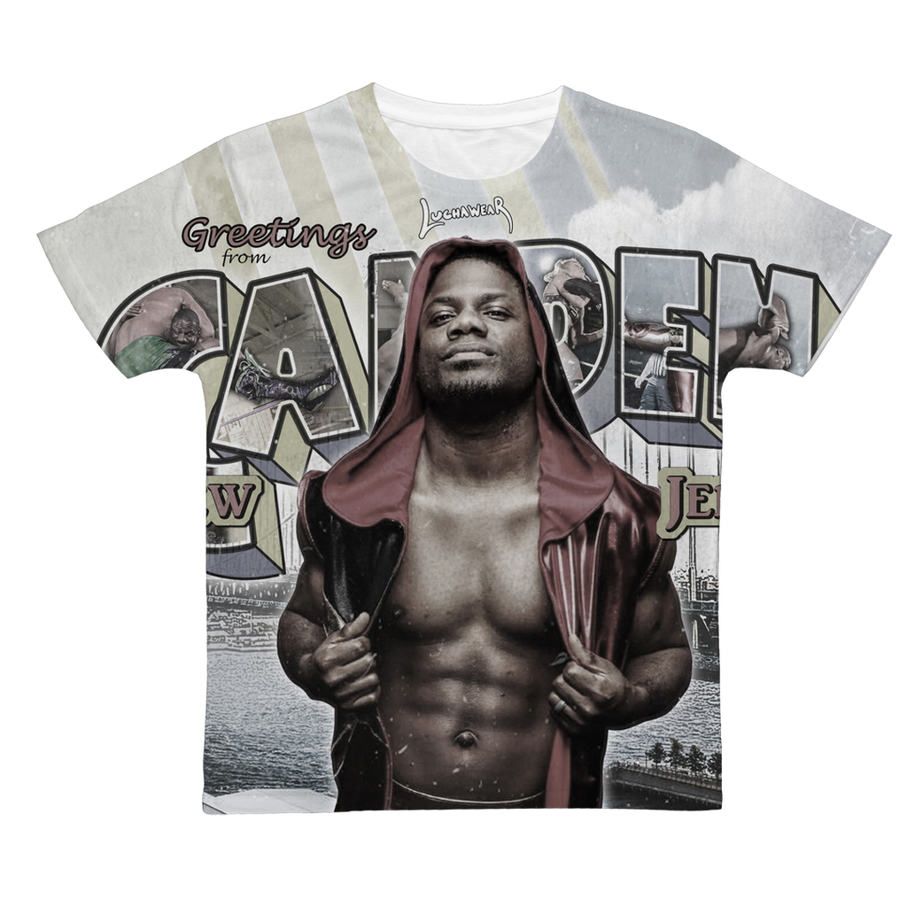 Desean Pratt (USA) "Greetings from Camden" Unisex Designer Tee