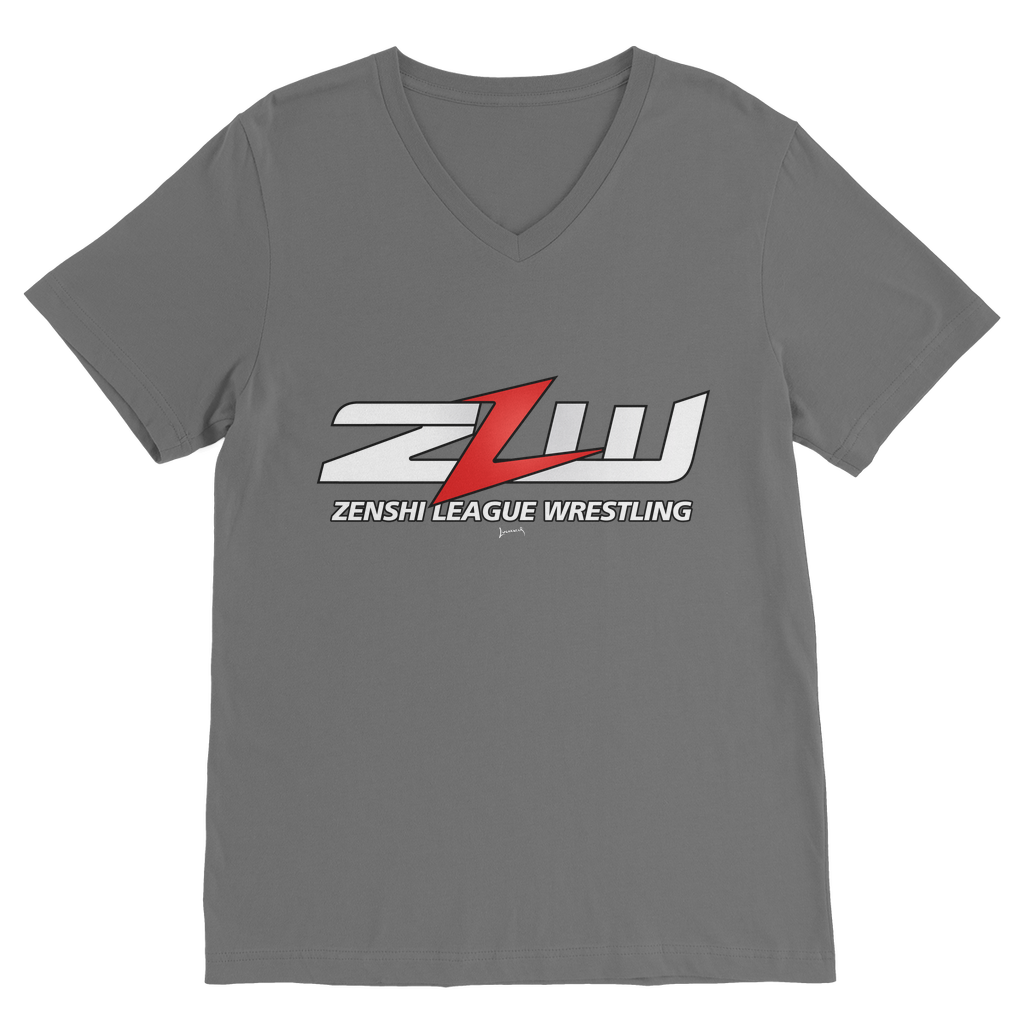 Zenshi League Wrestling (USA) V Neck Tee