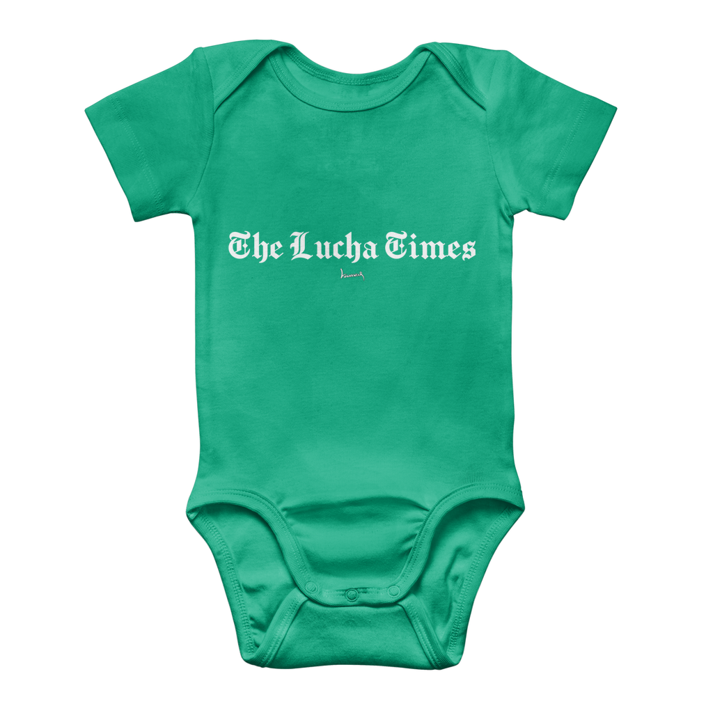 Lucha Times (White) Baby Onesie