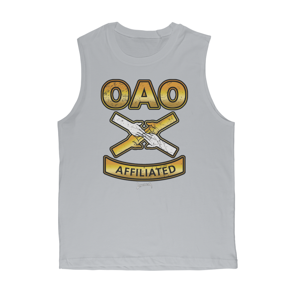 Over All Obstacles (USA) "Coat of Arms" Muscle Tank Top