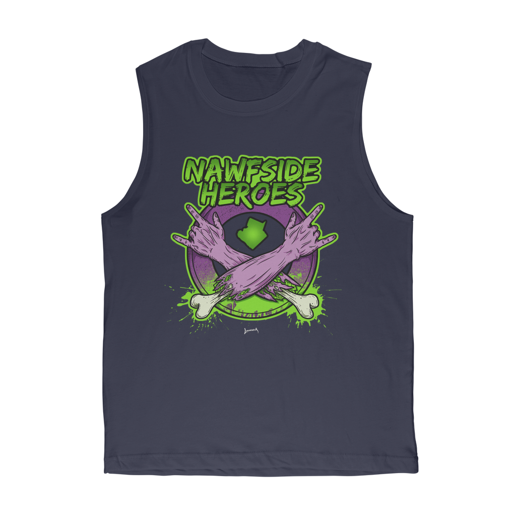 Nawfside Heroes (USA) "Coat of Arms" Muscle Tank Top